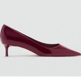 Resim MANGO Ucu rugan kitten topuklu ayakkabı 