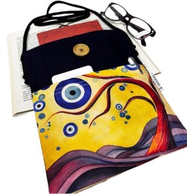 Resim Smyrna Askılı Kitap / Tablet / Ebook Çantası – Kılıfı ( Nazar Ağacı ) 