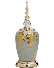 Resim Vitale Yakut Gold Kapaklı Vazo 35 Cm Ak.je0175 