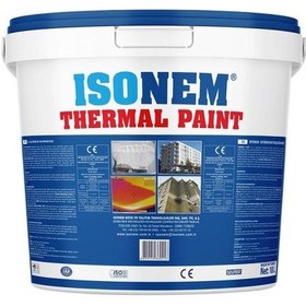 Resim İsonem Thermal Paint Isı Yalıtım Boyası 18 Lt Antrasit Gri Ral 7016 