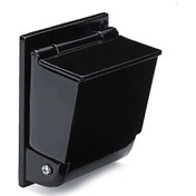 Resim Xuweiwei 1 Adet Duvar Tipi Kül Tablası Askılı Siyah 95x70mm Kompakt İç Ve Dış Mekan 