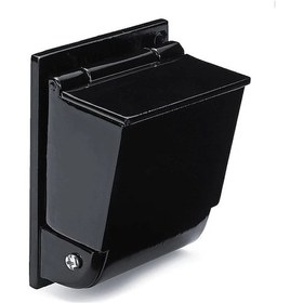 Resim Xuweiwei 1 Adet Duvar Tipi Kül Tablası Askılı Siyah 95x70mm Kompakt İç Ve Dış Mekan 