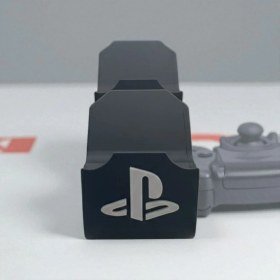 Resim Multiogz Ikili Dualshock 4 Gamepad Standı | Ps Logolu Çiftli Ps4 Oyun Kolu Tutucu | Masaüstü Saklama Organizeri 