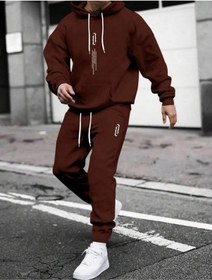 Resim Unisex Siyah Oversize Dikey Baskılı Alt Üst Takım Siyah 