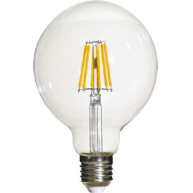 Resim Cata CT-4354 6W E27 Duylu G95 Glop Rustik LED Ampul Günışığı Rengi 