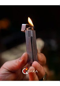 Resim Caka Lighter Petra Titan Silver Benzinli Çakmak - Ckl-063 