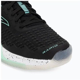 Resim Joma TRAPS2601C Rapid Toprak Kort Erkek Tenis Ayakkabısı - Siyah/Mentol 