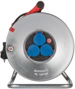 Resim Brennenstuhl Brobusta IP44 Eksport Profosyonel Makaralı Kablo 50 Metre 