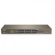 Resim TENDA TEG1024F 24PORT 2SFP 10/100/1000 GIGABIT SWITCH Orjinal - Faturalı - Garantili Ürünler - Hızlı Gönderim