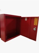 Resim UNİ-BOX 1'' TEK SAÇ KAPAK 25 MT HORTUMLU 1MM SIVA ÜSTÜ TSE'Lİ YANGIN DOLABI 