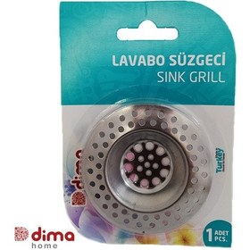 Resim Tekli Metal Lavabo Süzgeci 