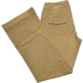 Resim United Colors of Benetton Benetton 137 BEIGE Kapaklı cep Bayan Kadife Pantolon 38 Çok Renkli 
