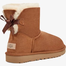 Resim Ugg Mini Bailey Bow Kadın Kahverengi Bot 1016501 Kahverengi 