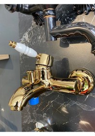 Resim İsaoğlu Yapı Gold Banyo Bataryası Duş Musluğu 