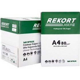 Resim Mopak Fotokopi Kağıdı 80 Gr A4 Rekort 5'Li Paket 