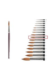 Resim Suluboya Fırçası 6 Numara Samur Guaj Boya Fırça No:6 1 Adet 