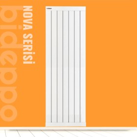 Resim bideppo.com Nova Serisi Yükseklik 200 cm Genişlik 31 Dilim (262 Cm) Alüminyum Radyatör 