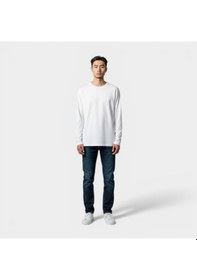 Resim Lumberjack Mb Facts 14ljk-12829 5pr Beyaz Erkek Sweatshırt Beyaz 