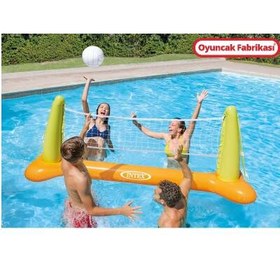 Resim İntex 56508 Şişme Havuz Voleybol Seti Havuz için Voleybol Oyun Seti 239x64x91 Cm 