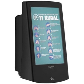 Resim Reklamlı Köpük Dispenseri (Siyah) 