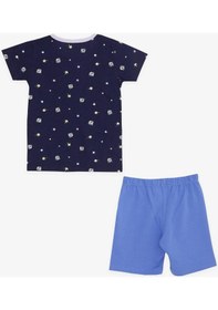 Resim Breeze Kız Bebek Şortlu Pijama Takımı Taç Desenli 9 Ay-3 Yaş, Lacivert-lacivert Lacivert 