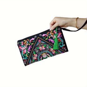 Resim Kadınlar için Bohemian Dikişli Klasik Çanta, Boho Stil Bileklik, Kadın Moda Aksesuarı, Polyester, Elle Yıkama veya Kuru Temizleme, YIZHIXIU Markası, Yağ Kenarlı, Yazısız, 25 Yaş Altı Kadınlar için İdeal Hediye 