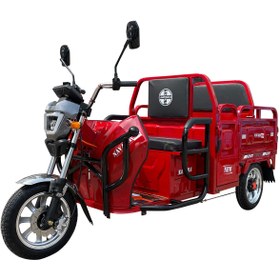 Resim Arora Navara XLT48A 6 Akülü Üç Tekerli Elektrikli Motosiklet - Kırmızı 