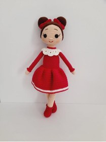 Resim Zey's Amigurumi Amigurumi Şirin Bebek Kırmızı 
