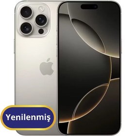 Resim Apple iPhone 16 Pro Max Yenilenmiş TR Garanti | 512 GB Natürel Titanyum 