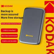 Resim Kodak Taşınabilir Yüksek Hızlı Harici Disk Sürücü, 500GB/1TB, NTFS Önceden Biçimlendirilmiş, USB Bağlantısı, Dayanıklı ve Kompakt, Dizüstü Bilgisayar, Akıllı Telefon, PC, Tabletler, PS4, TV için 