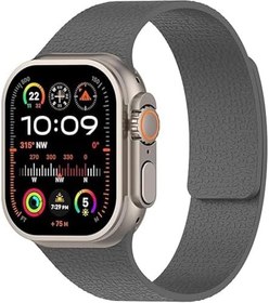 Resim Sneezy Apple Watch 2-3-4-5-6-7-8-10 & SE İle Uyumlu Manyetik Desenli Spor Silikon Kordon (38/40/41 & 42 mm) 