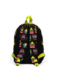 Resim Coral High Kids Siyah Fosforlu Sarı İki Bölmeli Yuva Sırt Çantası 23528 