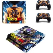 Resim Dragonball Playstation 4 Slim Kasa Sticker Kaplama 