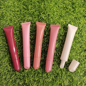 Resim 2 Adet Şeffaf Dudak Parlatıcısı Tüpü - Sıkma Uygulamalı Boş Kozmetik Kaplar, Pastel Pembe, Ten Rengi, Bej, Ruj, Balm ve Gloss İçin - Seyahat Dostu Makyaj Tüpleri, Ruj Tutucu, Kompakt Saklama Çözümü, Minimalist Tasarım, Pürüzsüz Yüzeyli Tüp, Hafif Paketleme, DIY Kozmetikler 