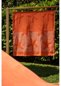 Resim Menderes Home Cotton Collection Bukle Plaj Havlusu Yıldız Orange 