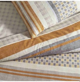 Resim Taç Flanel Kışlık -merald Bej- Lastikli Çarşaflı Nevresim Takımı Bej 