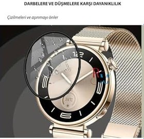Resim Huawei Watch GT4 41 mm ile Uyumlu Esnek Nano Ekran Koruyucu Şeffaf 