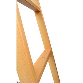 Resim Buse 3 Basamaklı A Tipi Katlanır Gürgen Ahşap Merdiven 110cm 