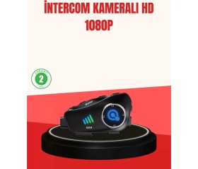 Resim Prativas Q28 Kameralı Motosiklet Kask Kulaklık Bluetooth 5.3 Su Geçirmez 1080P Hd 