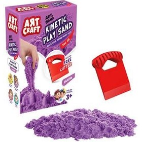 Resim Art Craft Kinetik Oyun Kumu Mor 500 gr 