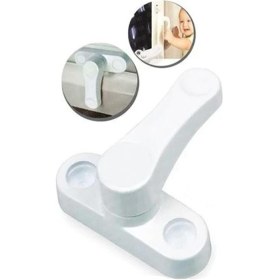 Resim Svein Pvc Pimapen Pencere Cam Balkon Kapısı Çekmeli Metal Güvenli Çocuk Bebek Emniyet Kilidi 
