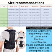 Resim 1 Adet Yetişkin Ergonomik Siyah Duruş Düzeltici | Ayarlanabilir Omuz Askılı ve Bel Desteği Görünmez Destek Kemeri | Günlük Kullanım İçin Rahat ve Nefes Alabilen Tasarım 