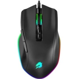 Resim GameBooster Gamerbooster M16 Myth 12800DPI Rgb Aydınlatmalı Siyah Profesyonel Gaming Mouse 