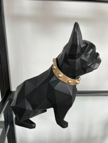 Resim Cubic Bulldog Sculpture, Cubic Bulldog Statue, Geometric Bulldog Statue, Modern French Bulldog Decor, Cubist Bulldog Statue, Bulldog Statue - Object-1 
