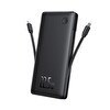 Resim Baseus Airpow Lite 10.000 mAh 22.5W Entegre Type-C ve Lightning Kablolu Siyah Powerbank 