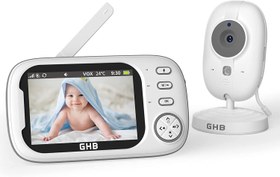 Resim Bebek Monitörü Kamera, 3.5 İnç Video, VOX Modu, Gece Görüşlü, İnterkom ve Ninniler 