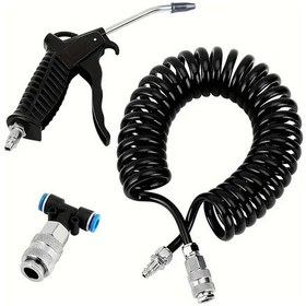 Resim Dashanshop Siyah Yüksek Verimli Kamyon Hava Üfleme Tabancası Hortum Ve Bağlantılı 