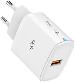 Resim LinkTech C304 18W QC3.0 USB Şarj Adaptörü Beyaz 