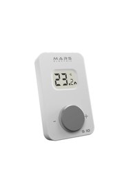 Resim Mars S10 Kablosuz Dijital Oda Termostatı Yüksek Hassasiyetli Beyaz 