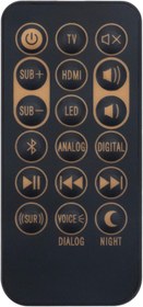 Resim AULCMEET Klipsch Sound Bar Hoparlör RSB-3 RSB3 R4B R-4B RSB8 RSB-8 1062590 RSB6 RSB-6 ile Uyumlu Yedek Uzaktan Kumanda 
